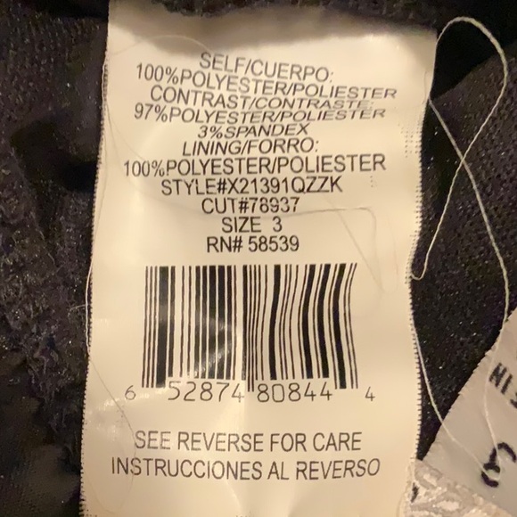 Speeckless dress Jr size 3 strapless dress - Picture 7 of 7